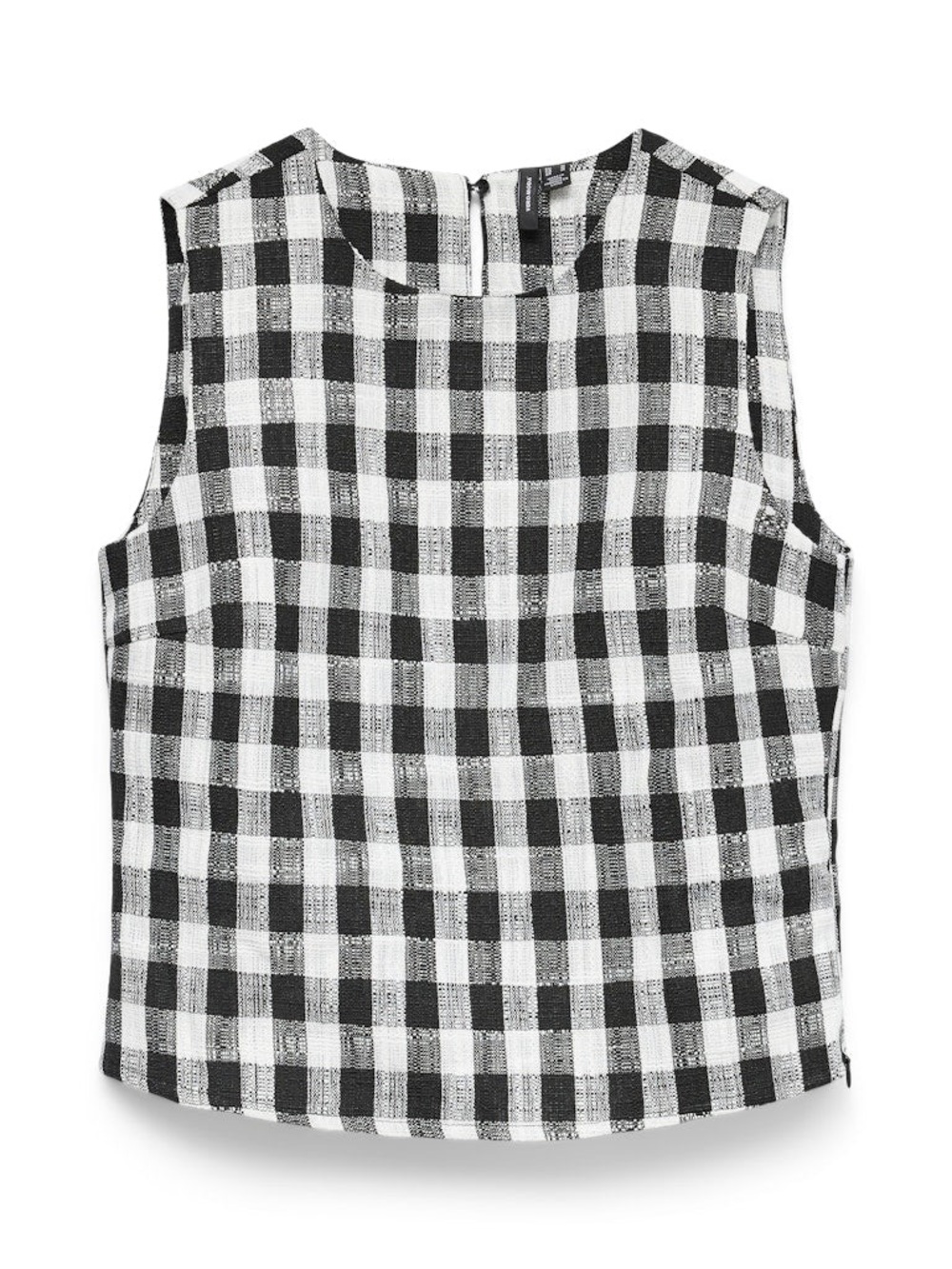 Vero Moda Ceci Fitted Gingham Top (XL)